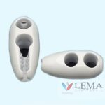 Olive autobloquante blanche pour sandow 6 mm